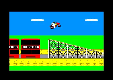 3D Stunt Rider (UK) (1985) screen shot game playing